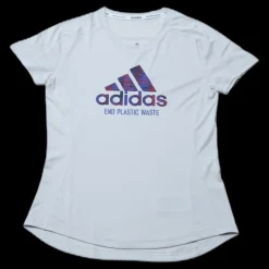 Clearance adidas Run For The Oceans Graphic Tee Alumina Vit