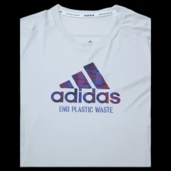 Clearance adidas Run For The Oceans Graphic Tee Alumina Vit