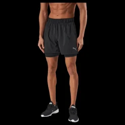 Outlet Puma Run 2in1 5" Short Black Svart