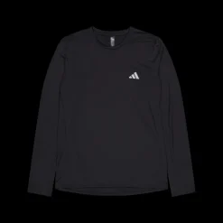 adidas Run It Long Sleeve Sweatshirt Black Svart New