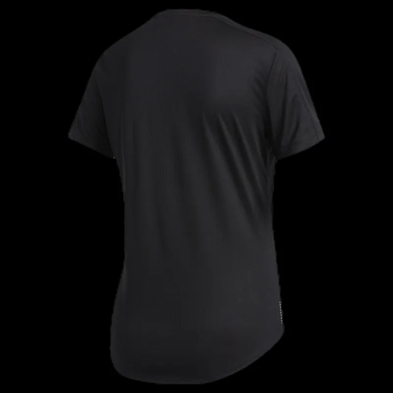 New adidas Run It Tee 3S Black Svart