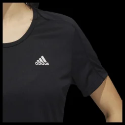 New adidas Run It Tee 3S Black Svart