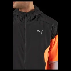 Puma Run Lightweight Jacket Black-ultra Orange Flerfärgad Hot