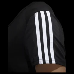 Outlet adidas Run 3S Tee W White/Black Svart