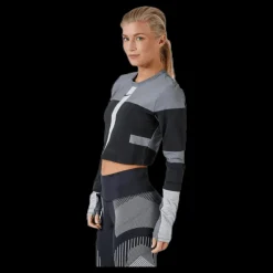Nike Run Tech Pack Knit Top LS Black/Grey Grå New
