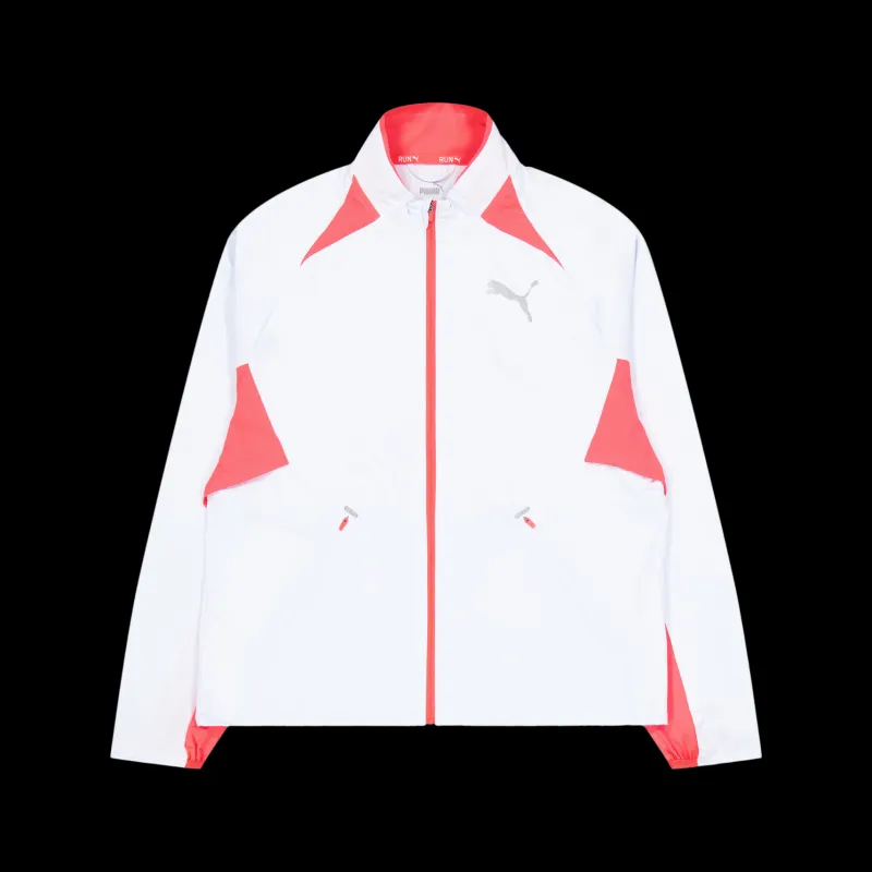 Puma Run Ultraweave Jacket W Icy Blue-fire Orchid Vit