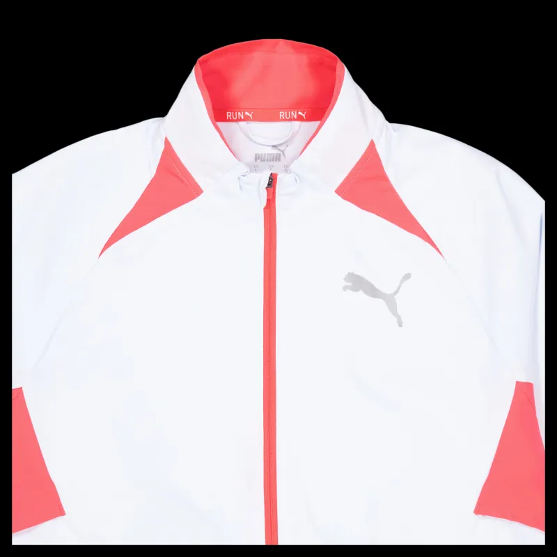 Puma Run Ultraweave Jacket W Icy Blue-fire Orchid Vit