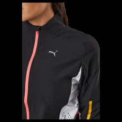 Puma Run Ultraweave S Woven Jacket Black- White