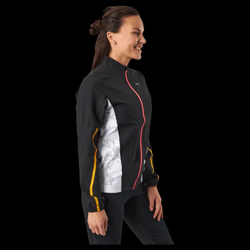 Sale Puma Run Ultraweave S Woven Jacket Black- White Svart