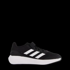 Hot adidas RunFalcon 3.0 Elastic Lace Top Strap Shoes Core Black / Cloud White / Core Black Svart