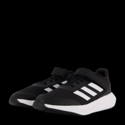 Hot adidas RunFalcon 3.0 Elastic Lace Top Strap Shoes Core Black / Cloud White / Core Black Svart
