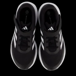 Hot adidas RunFalcon 3.0 Elastic Lace Top Strap Shoes Core Black / Cloud White / Core Black Svart
