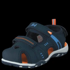 Leaf Runn Navy/orange Blå Outlet