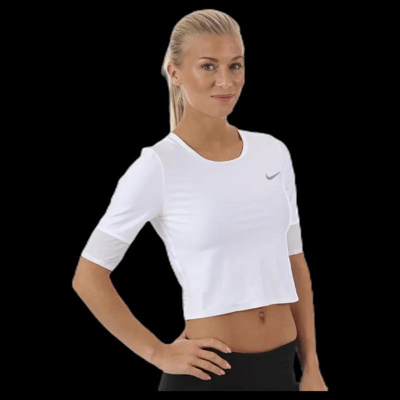 Best Nike Running Division SS Top White Vit