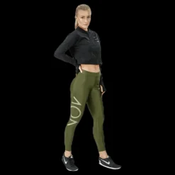 Nike Running Division Warm Top Crop Black Svart New