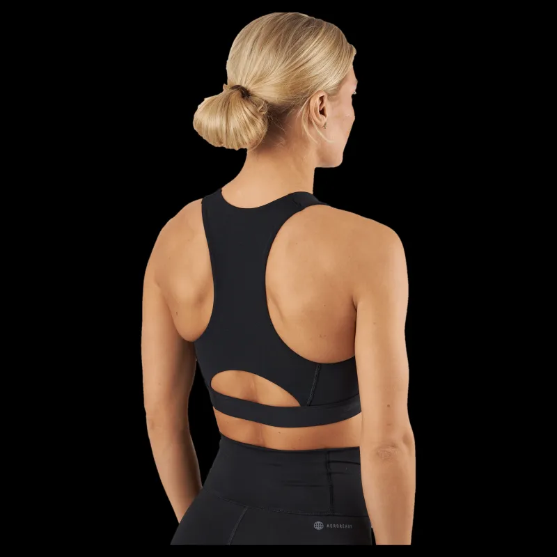New adidas Running Medium-Support Bra Black Svart