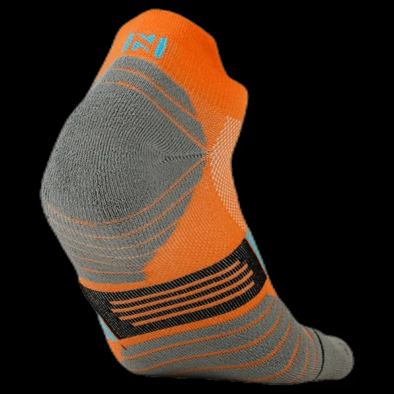 Norfolk Running Socks - Bolt Orange Best