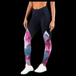 New Under Armour Rush Legging Print Black Svart