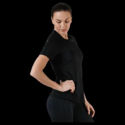 Outlet Under Armour Rush Short Sleeve Black Svart