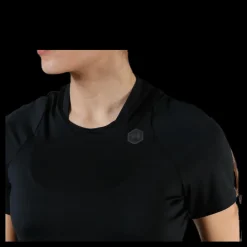 Outlet Under Armour Rush Short Sleeve Black Svart