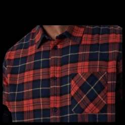 Clearance Dedicated Rute Flannel Checker Orange
