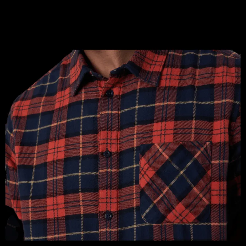 Clearance Dedicated Rute Flannel Checker Orange