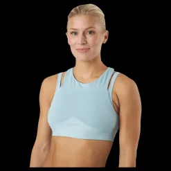Reebok S Layered Bra Top Seagry Blå Hot