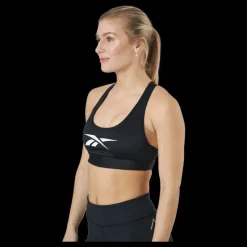 Reebok S Lux Vector Racer Bra Black Svart Clearance
