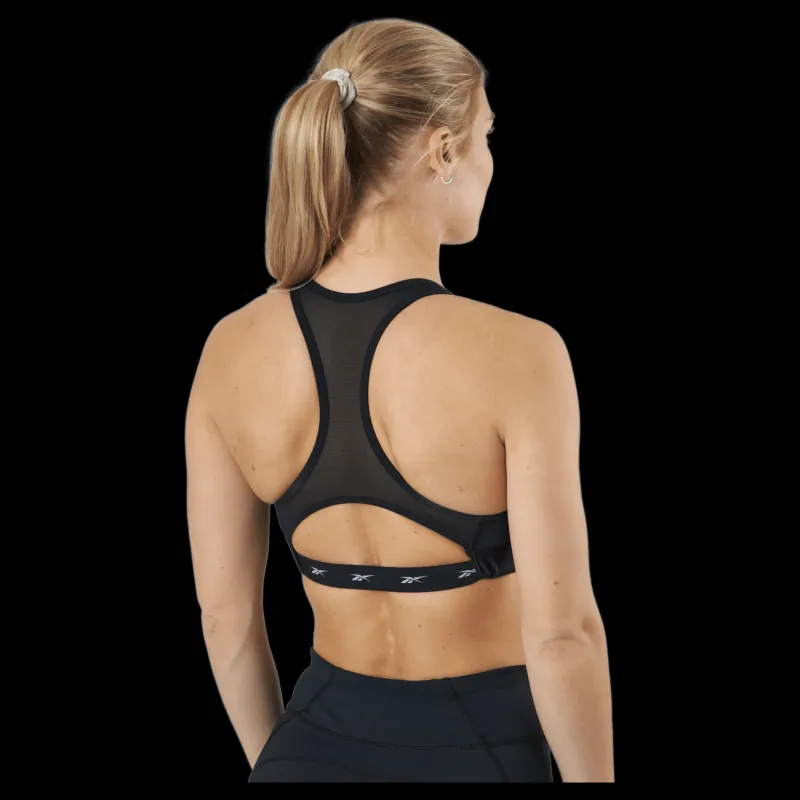 Reebok S Lux Vector Racer Bra Black Svart Clearance