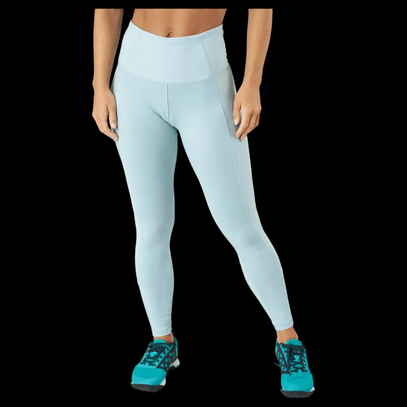 Reebok S Rib Hr Tight Seagry turkos