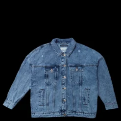 Outlet Only Safe Life Ls Oversze Jcket Blue Blå