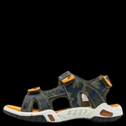 Leaf Saimen Blinking Sandal Orange/Green Orange och Grön Online