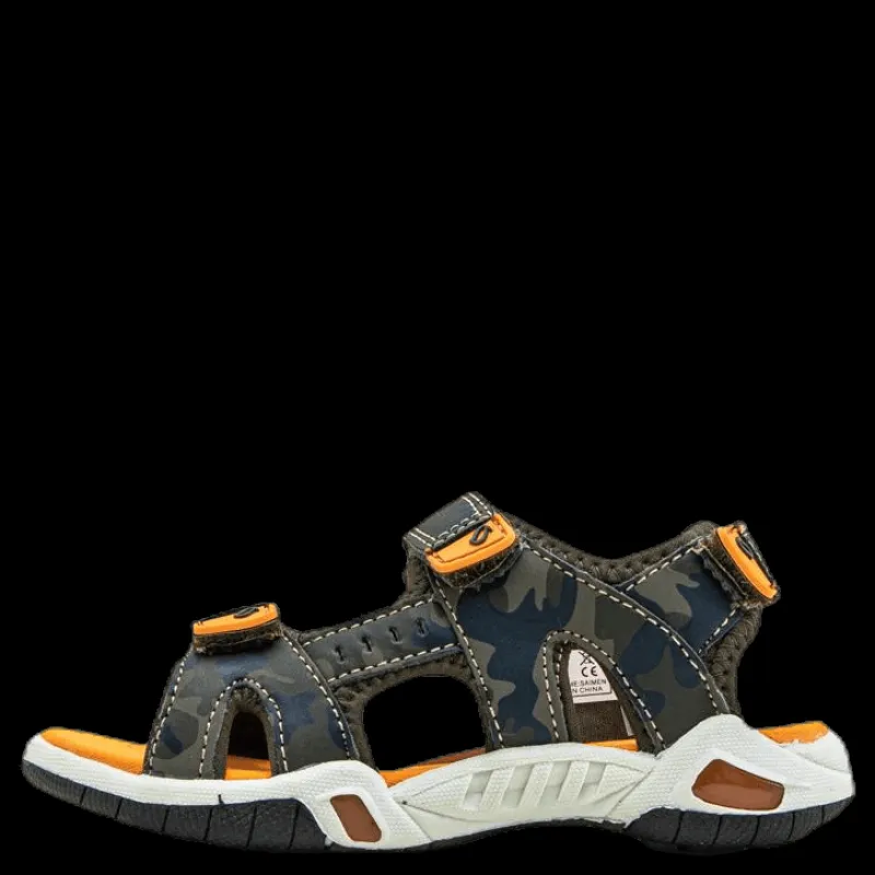 Leaf Saimen Blinking Sandal Orange/Green Orange och Grön Online