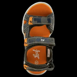 Leaf Saimen Blinking Sandal Orange/Green Orange och Grön Online