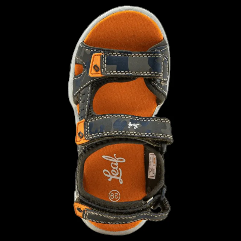 Leaf Saimen Blinking Sandal Orange/Green Orange och Grön Online