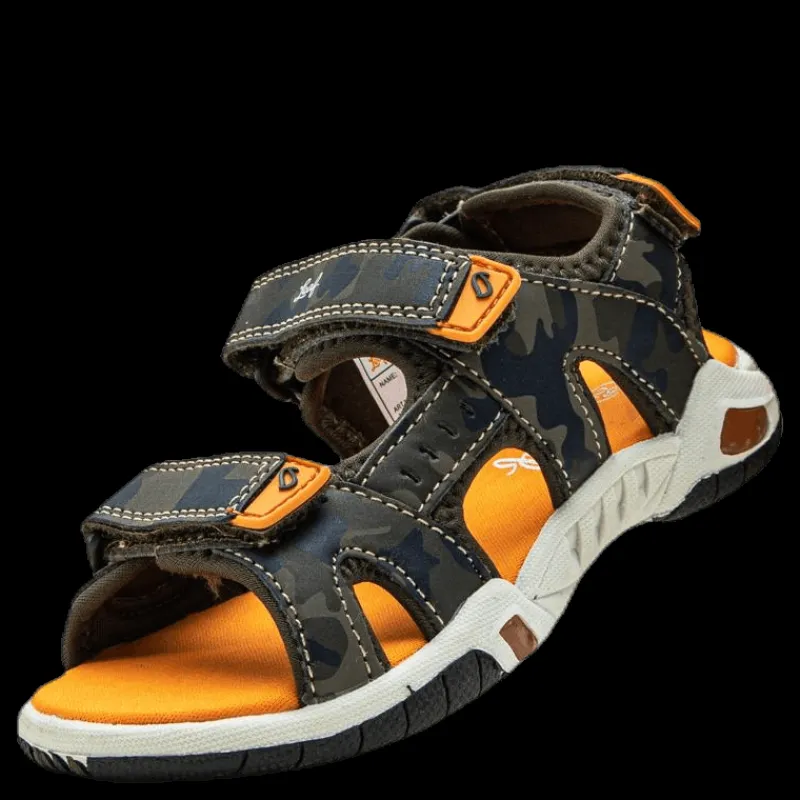 Leaf Saimen Blinking Sandal Orange/Green Orange och Grön Online