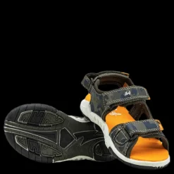 Leaf Saimen Blinking Sandal Orange/Green Orange och Grön Online