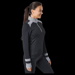 Best Daily Sports Salma Half Neck Black Svart