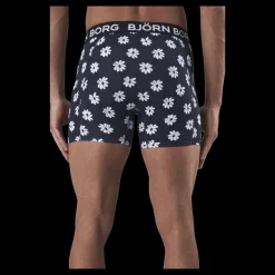 Björn Borg Sammy Flower Grid 3-Pack Blue Blå Outlet