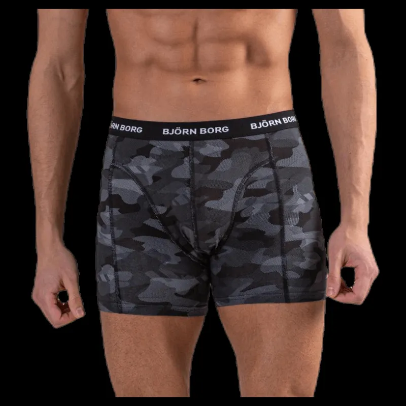 Clearance Björn Borg Sammy Solid Shorts 12-Pack Black Svart