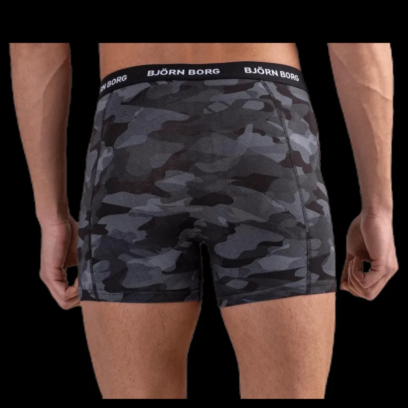 Clearance Björn Borg Sammy Solid Shorts 12-Pack Black Svart