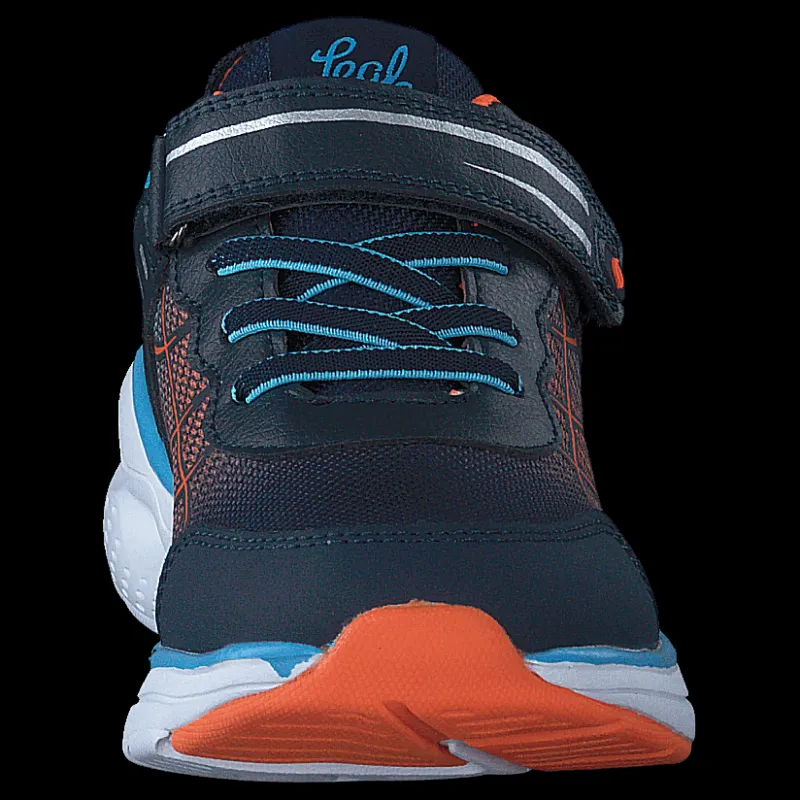 Leaf Samset Navy/orange Blå New