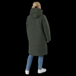 Didriksons Sandra Wns Parka Green Grön New