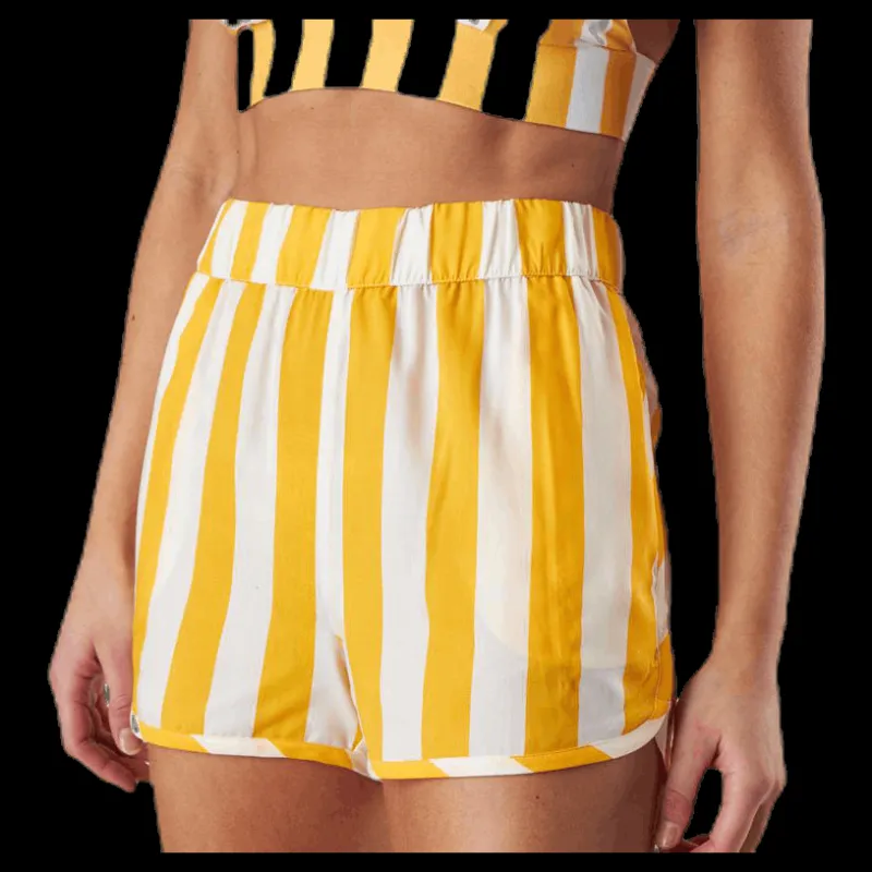 New Dedicated Sandvika Big Stripes Yellow Gul