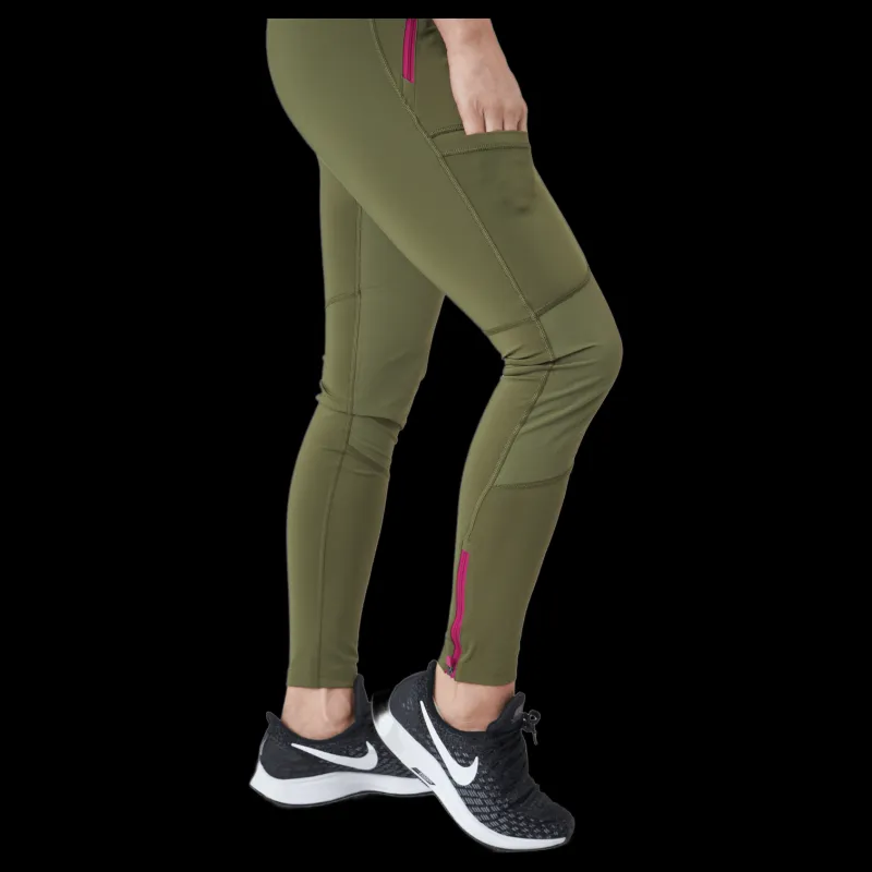 Kari Traa Sanne Tights Tweed Grön New