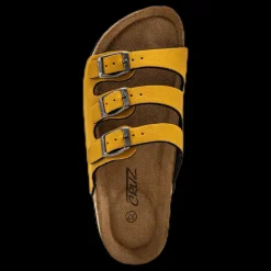 Cruz Santa Cork Sandals Gold Guld Best