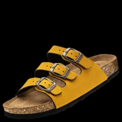 Cruz Santa Cork Sandals Gold Guld Best