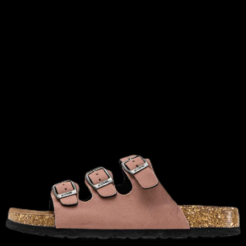 Cruz Santa Cork Sandals Pink Rosa Hot