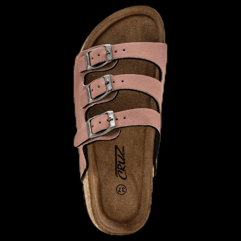 Cruz Santa Cork Sandals Pink Rosa Hot
