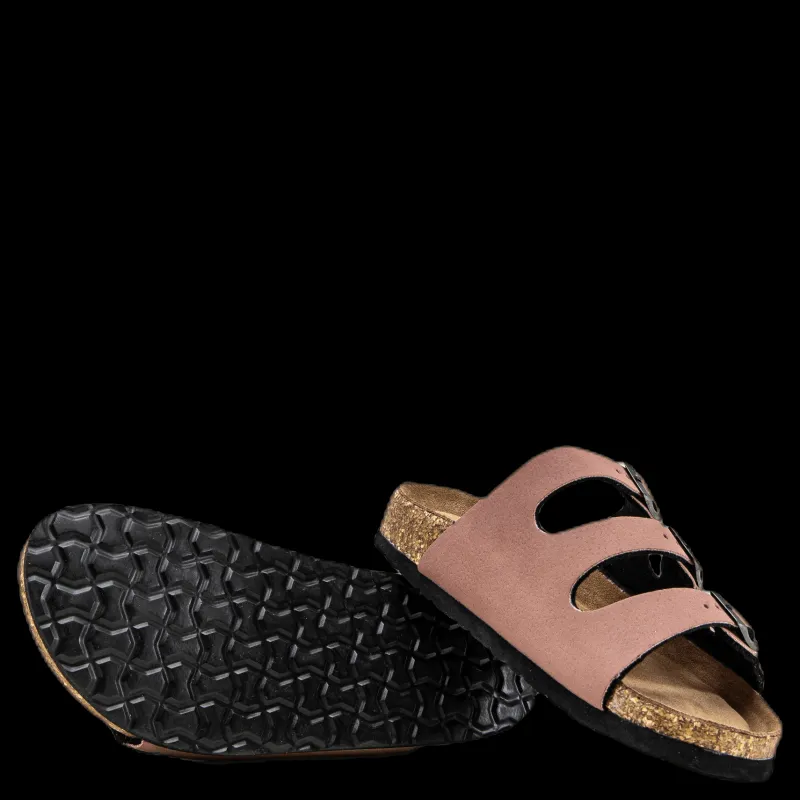 Cruz Santa Cork Sandals Pink Rosa Hot